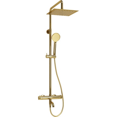 Душевой комплект с термостатическим смесителем WASSERKRAFT A188.256.207.PG THERMO