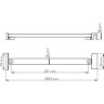Фиксатор для стеклянной шторки WASSERKRAFT D265