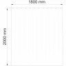 Шторка для ванной WASSERKRAFT ROSSEL SC-57103